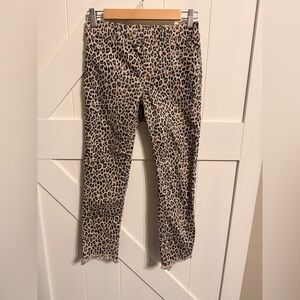 GAP KIDS Denim GIRL 14 Regular Leopard Stretch Jegging Ankle